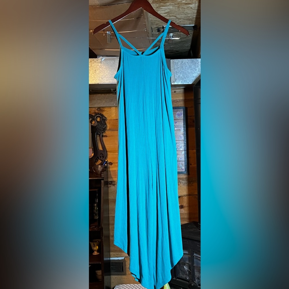 NWT—- HFS Girls Ribbed Asymmetrical Jumpsuit